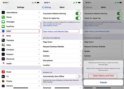 how to delete history on google iphone 11