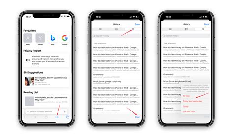 how to delete history on google on your iphone