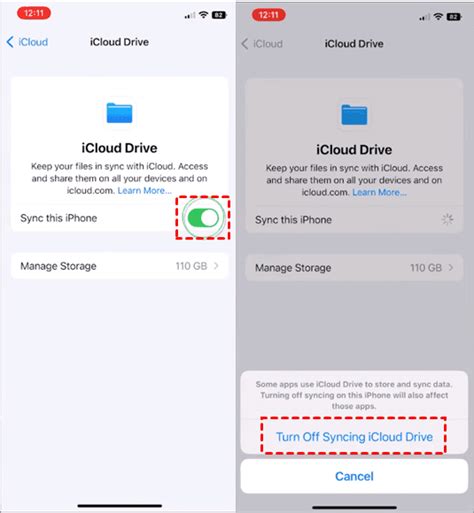 how to delete icloud drive from pc