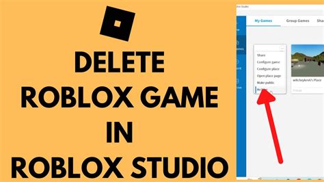 how to delete in roblox studio