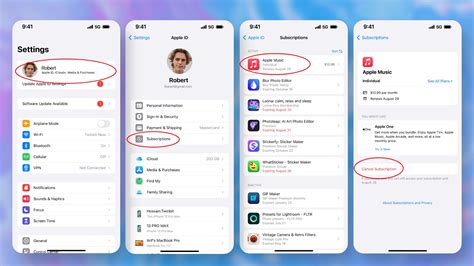 how to delete inactive subscriptions on iphone