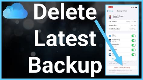 how to delete last backup on iphone