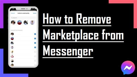 how to delete marketplace messages on messenger on iphone