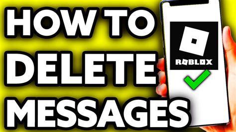 how to delete message roblox