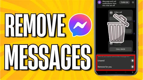 how to delete messages on fb messenger from both sides