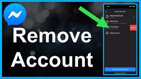 how to delete messenger account on android