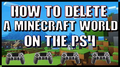 how to delete minecraft cache on ps4