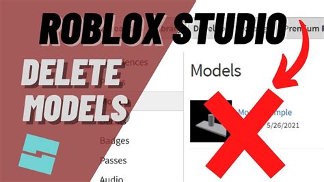 how to delete models in roblox studio