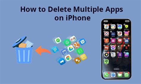 how to delete multiple apps on iphone ios 17