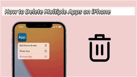 how to delete multiple apps on my iphone