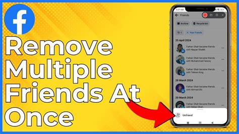 how to delete multiple friends on facebook on iphone