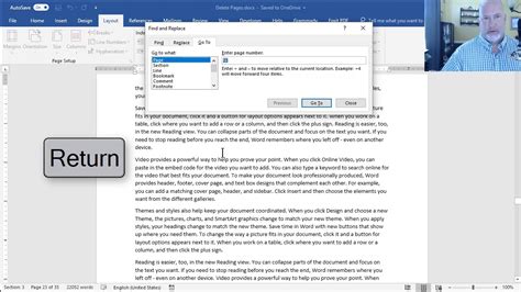 how to delete multiple pages in word at one time