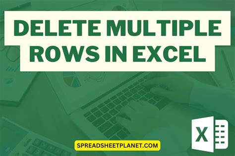 how to delete multiple rows in excel on ipad