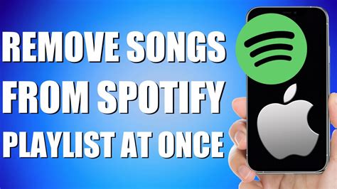how to delete multiple songs on spotify