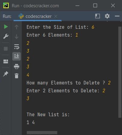 how to delete multiple values from list in python