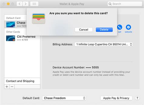 how to delete my card from apple store