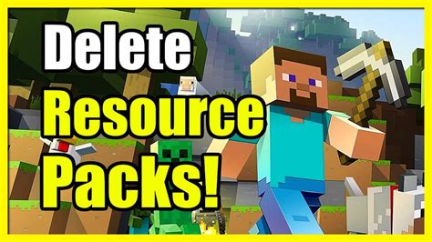 how to delete natural texture pack minecraft switch