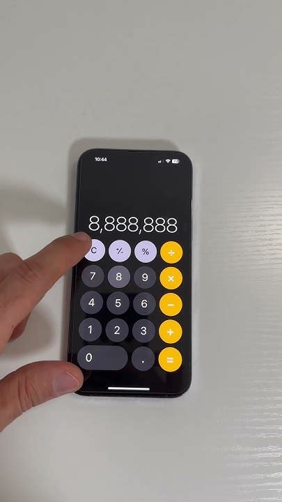 how to delete numbers on iphone calculator