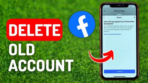 how to delete old accounts on facebook