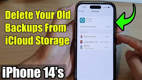 how to delete old backups from my iphone