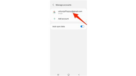 how to delete old email addresses from android phone