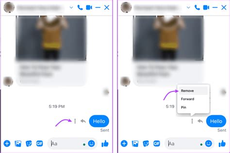 how to delete old messages on messenger from both sides all at once