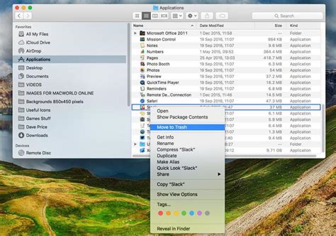 how to delete or uninstall software apps on mac