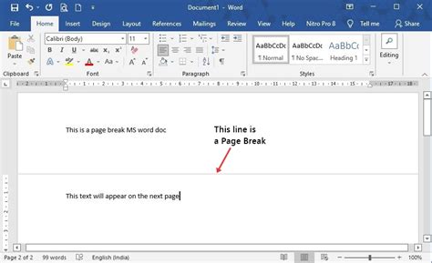 how to delete page break on microsoft word