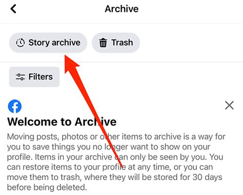 how to delete past stories on facebook