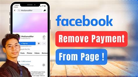 how to delete payment method on facebook marketplace