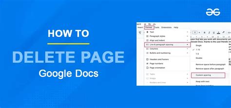how to delete photo in google docs