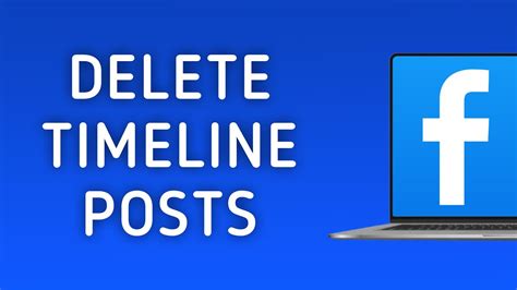 how to delete post from facebook timeline