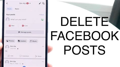 how to delete post off facebook page