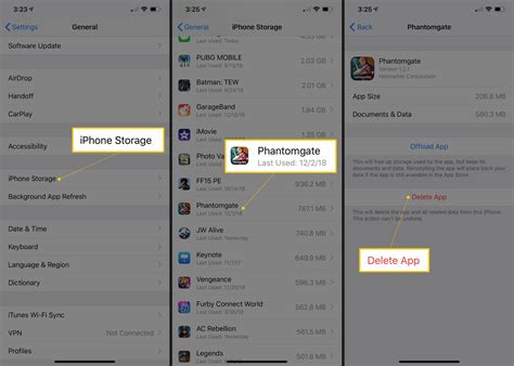 how to delete previous app data from iphone after uninstalling