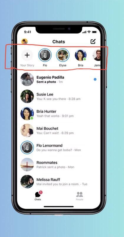 how to delete profile in messenger iphone
