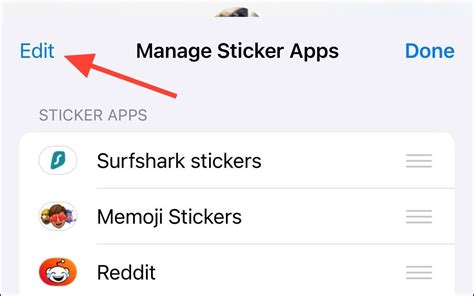 how to delete recent stickers on iphone keyboard