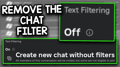 how to delete roblox chat filter