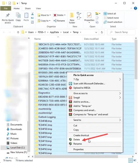 how to delete roblox temp files