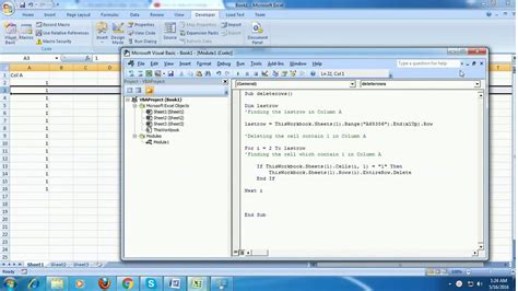 how to delete rows in excel vba using for loop