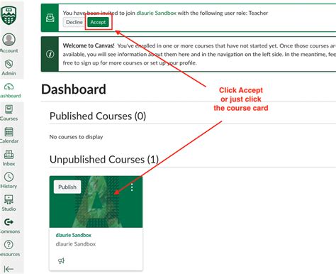 how to delete sandbox course in canvas