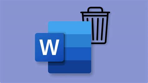 how to delete saved documents on microsoft word