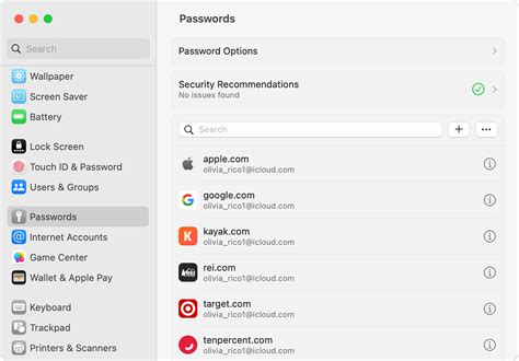 how to delete saved passwords on apple mac