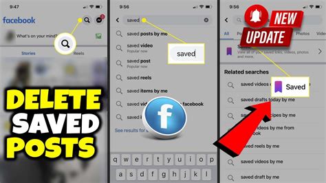 how to delete saved posts on facebook on iphone