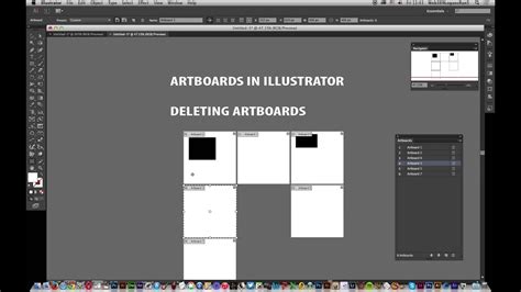 how to delete second artboard in illustrator