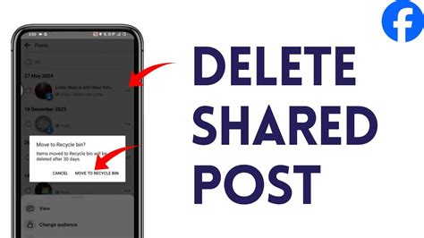how to delete shared post in facebook at once in laptop
