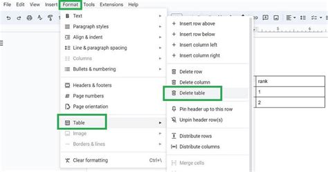 how to delete sheets in google docs