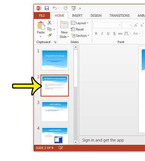 how to delete slides from powerpoint on phone