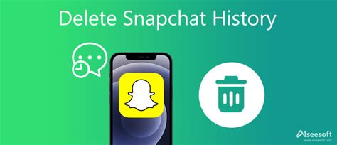 how to delete snapchat chat history