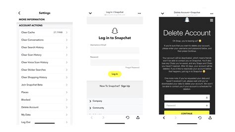how to delete snapchat on android