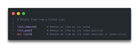 how to delete specific item in list python